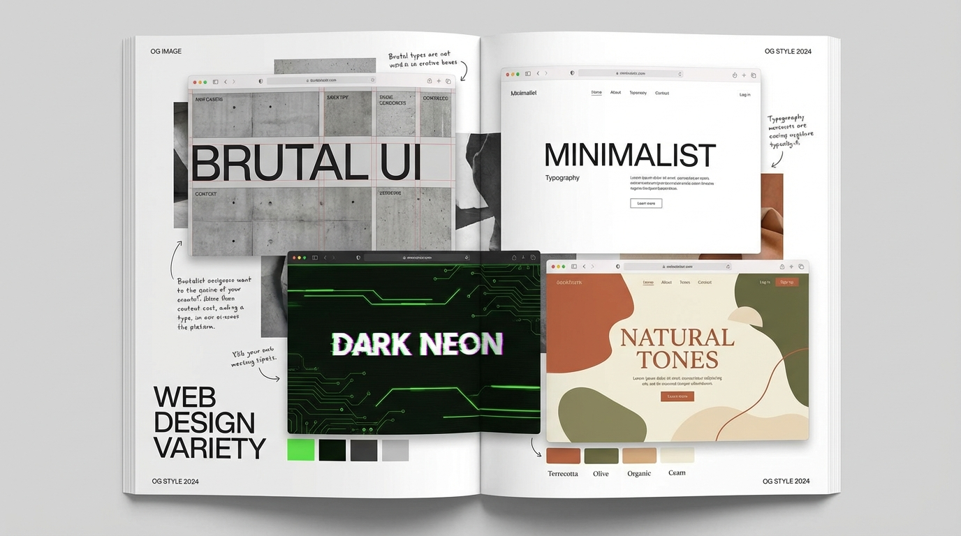UI Style Guide — 67 Interactive Design Styles | Free Reference